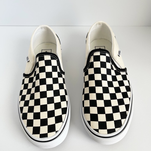 Vans Black and White Checkered Sneakers - Picture 10 of 10